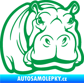 Samolepka Hroch 004 pravá zelená