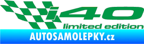 Samolepka i40 limited edition levá zelená