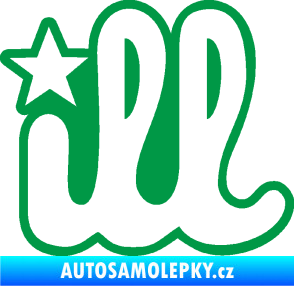 Samolepka ILL 002 zelená