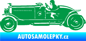Samolepka Interiér 007 levá auto zelená