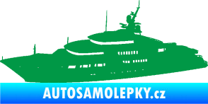 Samolepka Jachta 003 levá zelená