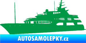 Samolepka Jachta 004 levá zelená