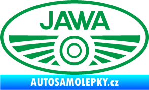 Samolepka Jawa logo zelená