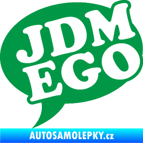 Samolepka JDM Ego zelená