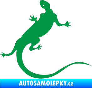 Samolepka Ještěrka 004 pravá zelená