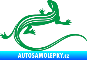 Samolepka Ještěrka 011 pravá zelená