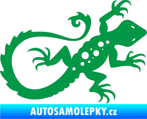 Samolepka Ještěrka 012 pravá zelená