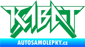 Samolepka Kabát 002 zelená