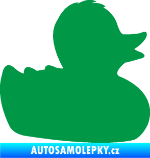 Samolepka Kachnička 001 pravá zelená
