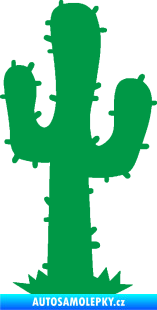 Samolepka Kaktus 001 pravá zelená