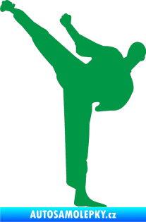 Samolepka Karate 001 levá zelená