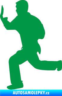 Samolepka Karate 002 levá zelená