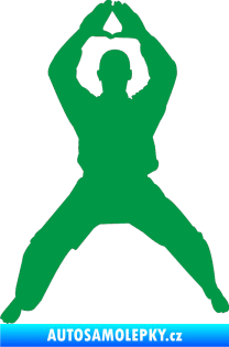 Samolepka Karate 003 levá zelená