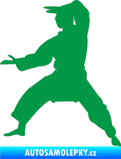 Samolepka Karate 006 levá zelená