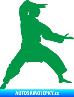 Samolepka Karate 006 pravá zelená