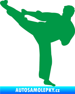 Samolepka Karate 008 levá zelená