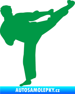 Samolepka Karate 008 pravá zelená