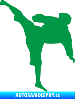 Samolepka Karate 009 levá zelená