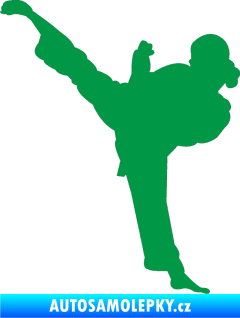Samolepka Karate 012 levá zelená