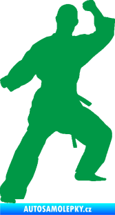 Samolepka Karate 014 levá zelená