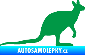 Samolepka Klokan 003 pravá zelená