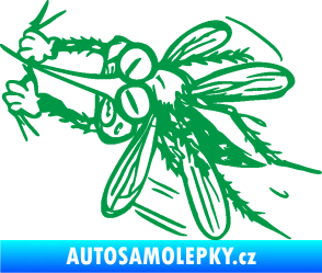 Samolepka Komár 002 levá zelená