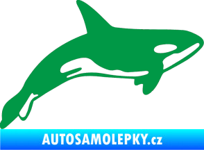 Samolepka Kosatka 001 pravá zelená