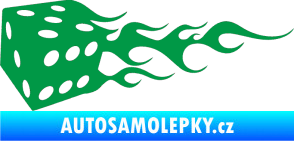 Samolepka Kostky 002 levá zelená