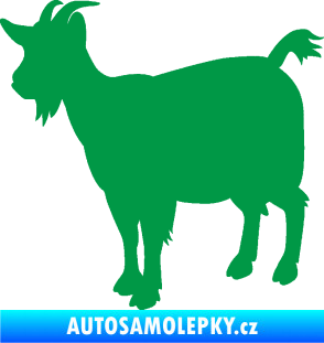 Samolepka Koza 001 levá zelená