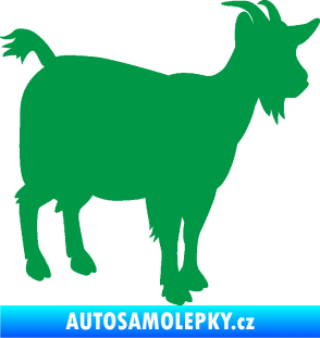Samolepka Koza 001 pravá zelená