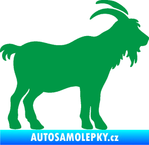 Samolepka Kozel 008 pravá silueta zelená