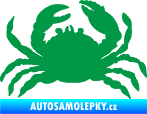 Samolepka Krab 001 pravá zelená