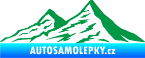 Samolepka Krajina hory 009 levá zelená