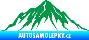 Samolepka Krajina hory 010 levá zelená