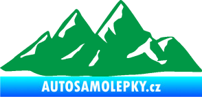 Samolepka Krajina hory 014 pravá zelená