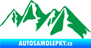 Samolepka Krajina hory 015 pravá zelená
