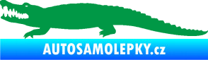 Samolepka Krokodýl 002 levá zelená