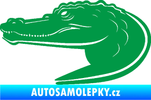 Samolepka Krokodýl 004 levá zelená