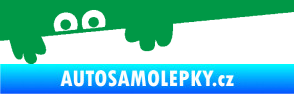 Samolepka Kuk 008 levá šmírák zelená