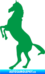 Samolepka Kůň 013 levá na zadních zelená
