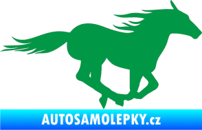 Samolepka Kůň 029 pravá zelená