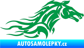 Samolepka Kůň 078 pravá zelená