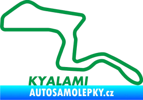 Samolepka Okruh Kyalami zelená