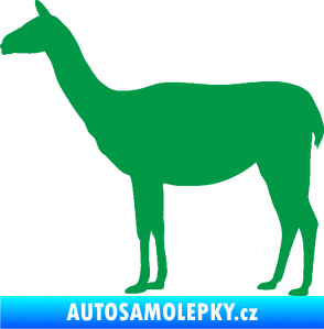 Samolepka Lama 001 levá zelená