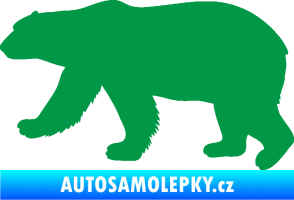 Samolepka Lední medvěd 002 levá zelená