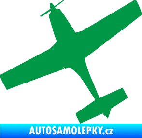 Samolepka Letadlo 003 levá zelená