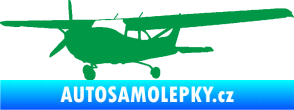 Samolepka Letadlo 014 levá zelená
