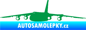 Samolepka Letadlo 015 levá zelená