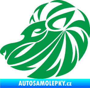 Samolepka Lev zvěrokruh 003 levá zelená