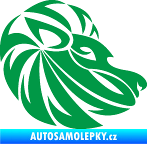 Samolepka Lev zvěrokruh 003 pravá zelená